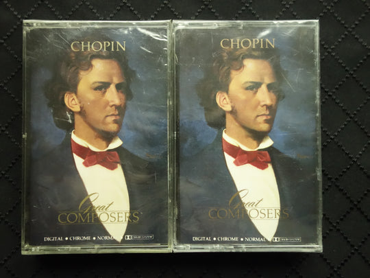 Great Composers: Chopin (2xCassette)-Cassette Tapes-UnDigable Digs