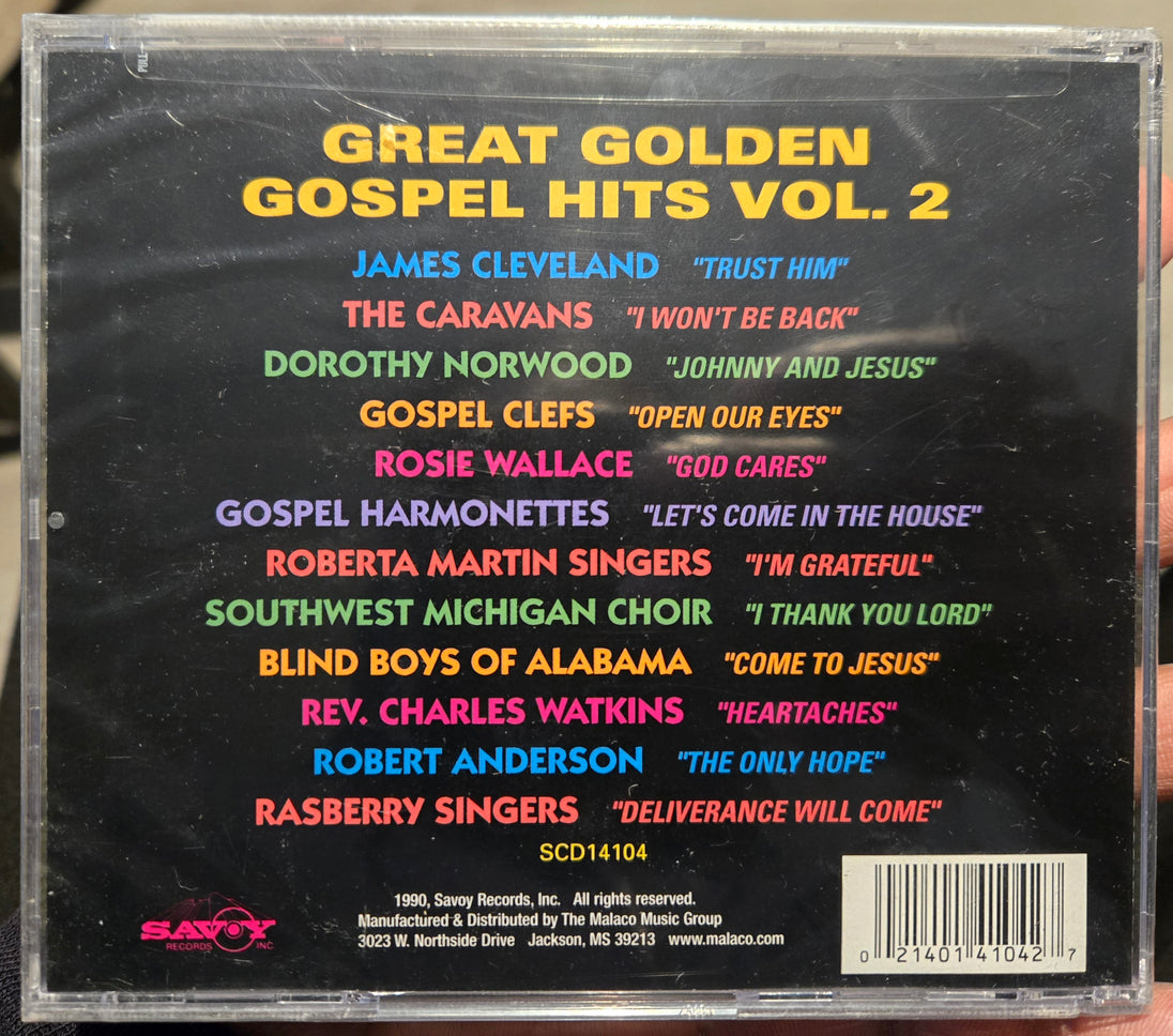 Great Golden Gospel Hits Vol. 2 (CD)-CDs-UnDigable Digs