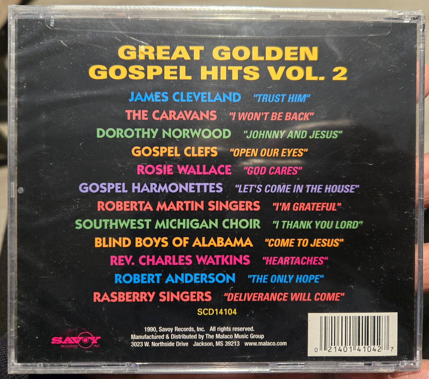 Great Golden Gospel Hits Vol. 2 (CD)-CDs-UnDigable Digs