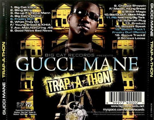 Gucci Mane "Trap-A-Thon" (CD+DVD)-CDs-UnDigable Digs
