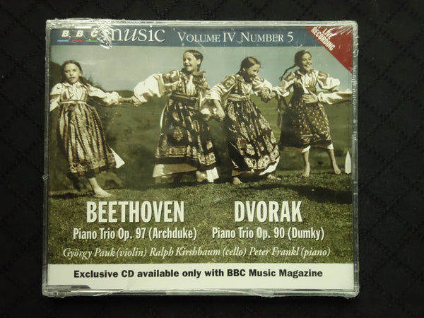 Gyorgy Pauk / Ralph Kirshbaum / Peter Frankl "Beethoven Piano Trio Op. 97 (Archduke) / Dvorak Piano Trio Op. 90 (Dumky)" (CD)-CDs-UnDigable Digs