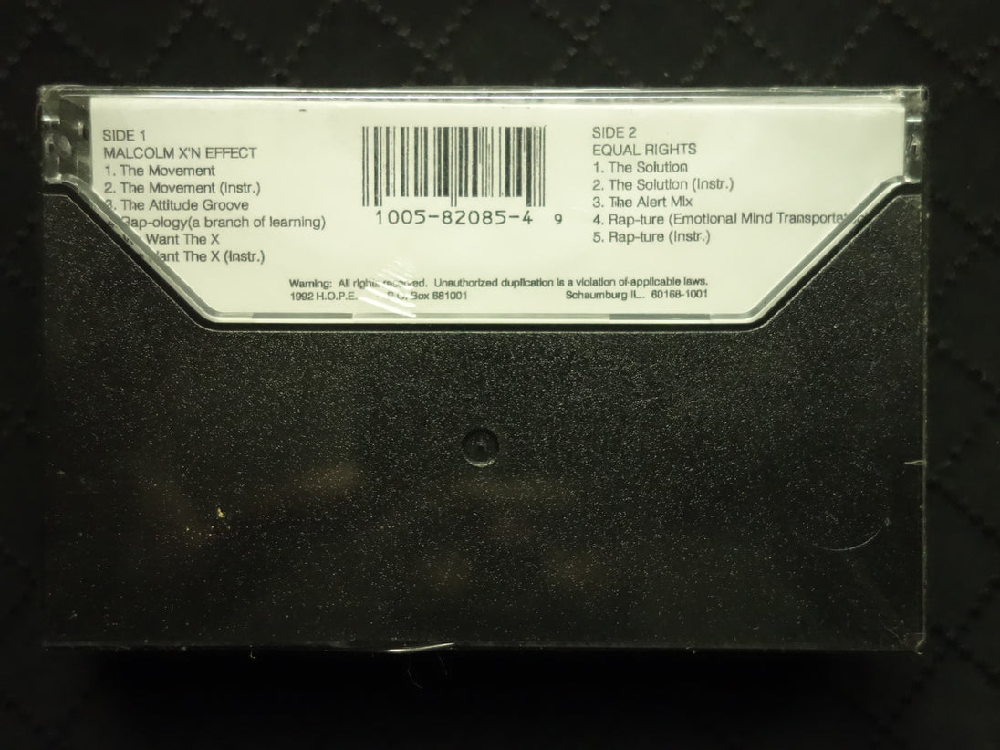 H.O.P.E. "Malcolm X - N - Effect" (Double Maxi-Single)-Cassette Tapes-UnDigable Digs