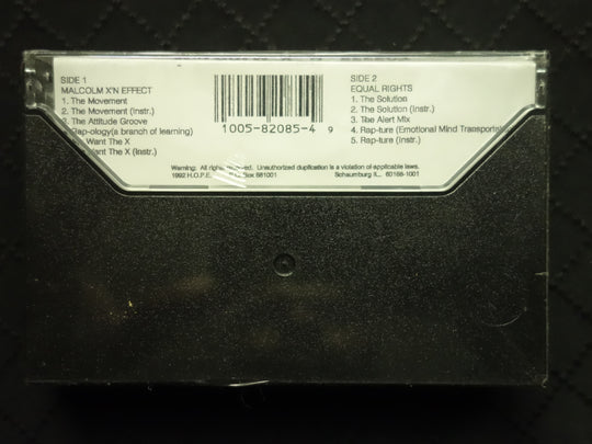 H.O.P.E. "Malcolm X - N - Effect" (Double Maxi-Single)-Cassette Tapes-UnDigable Digs