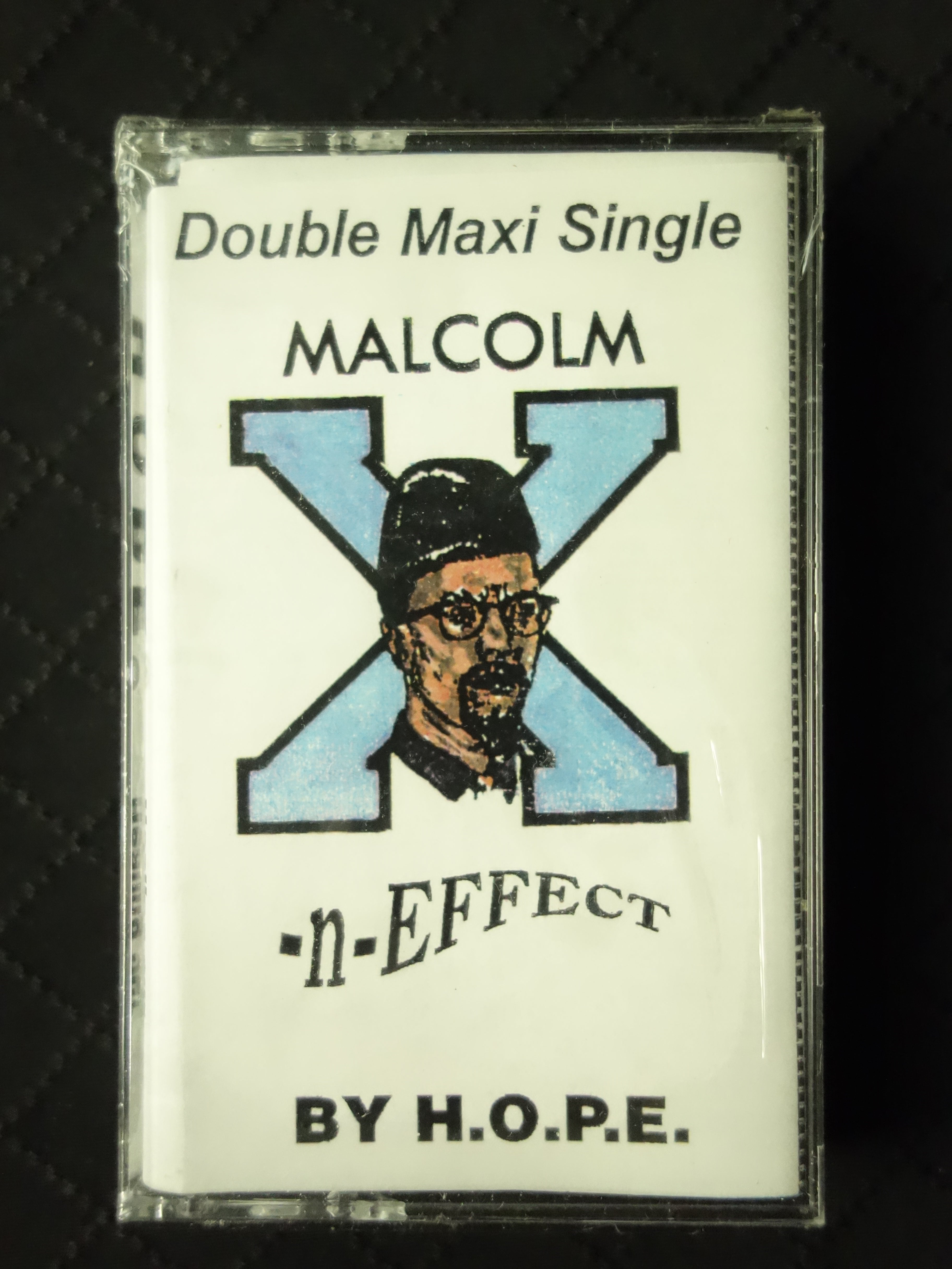 H.O.P.E. "Malcolm X - N - Effect" (Double Maxi-Single)-Cassette Tapes-UnDigable Digs