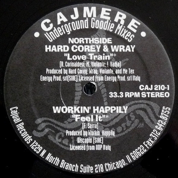 Hard Corey & Wray "Love Train" / Workin' Happily "Feel It" / Green Velvet "Conniption" (12" Single)-Vinyl Records-UnDigable Digs