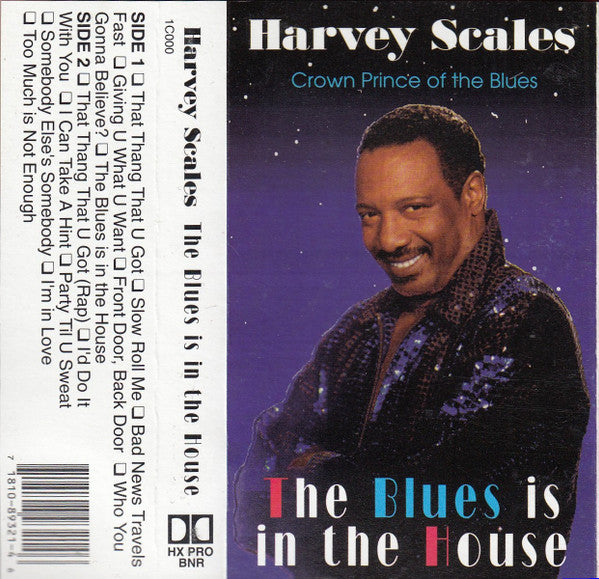 Harvey Scales "The Blues Is In The House"-Cassette Tapes-UnDigable Digs