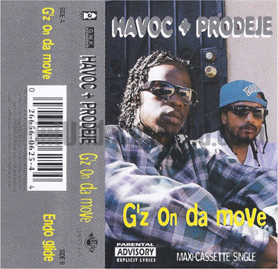 Havoc + Prodeje "G'z On Da Move" (Maxi-Single)-Cassette Tapes-UnDigable Digs