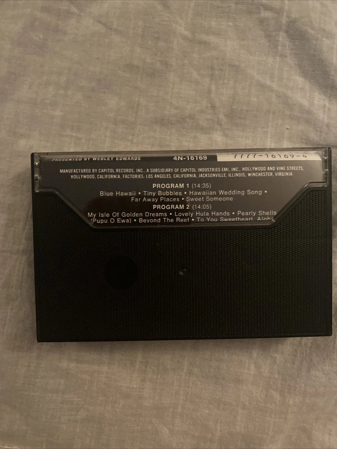 Hawaii Calls Soloists, Chorus and Orchestra "The Best Of Hawaii Calls"-Cassette Tapes-UnDigable Digs