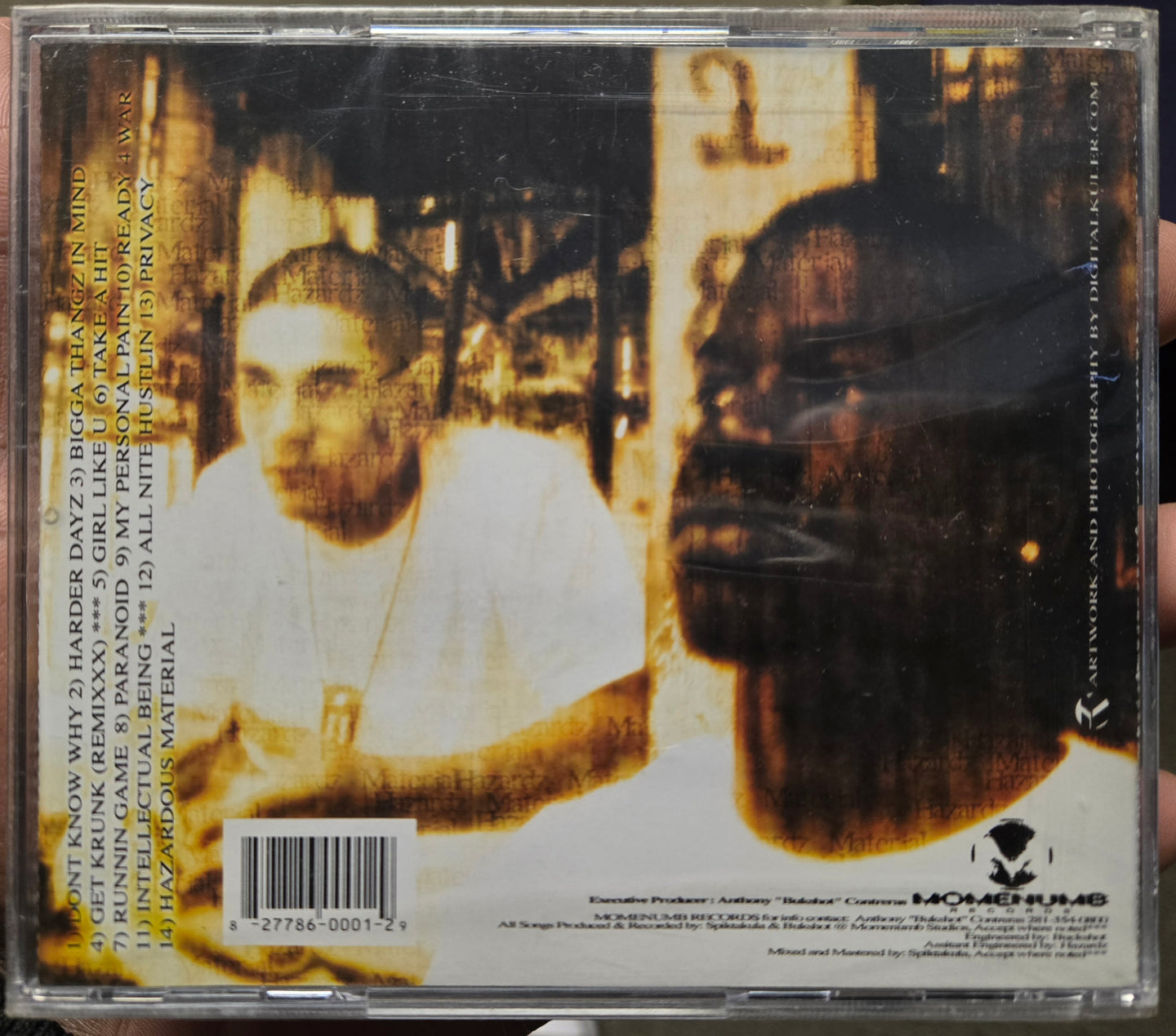 Hazardz "Hazardz Material"-CDs-UnDigable Digs