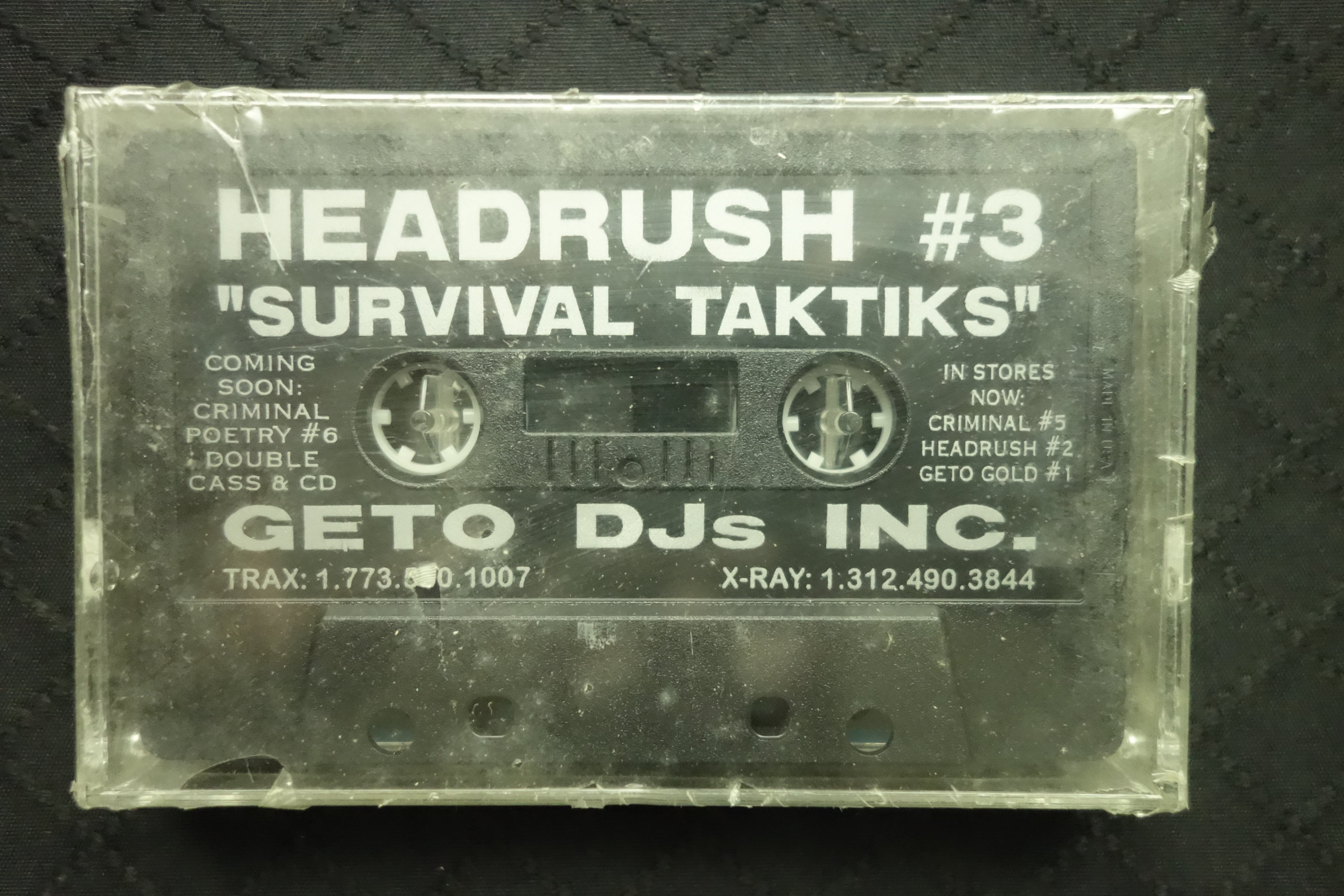 Headrush #3: Survival Taktiks-Cassette Tapes-UnDigable Digs