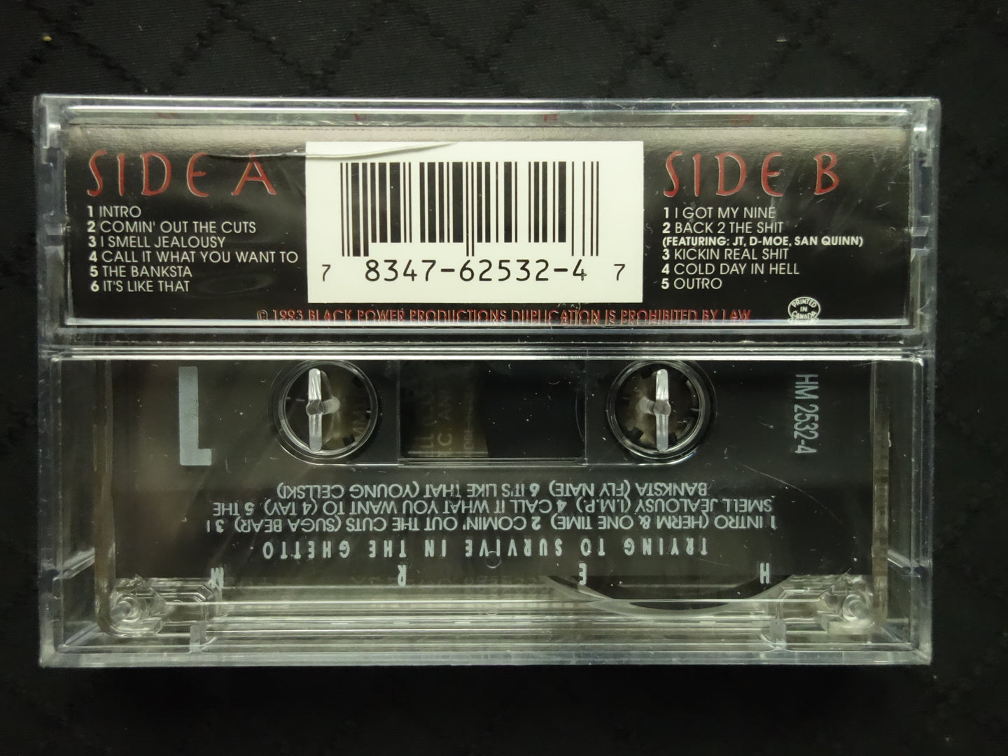 Herm "Trying To Survive In The Ghetto"-Cassette Tapes-UnDigable Digs