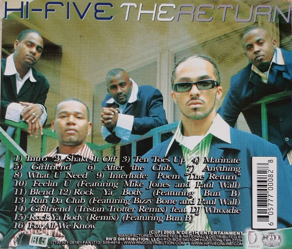 Hi-Five "The Return" (CD)-CDs-UnDigable Digs