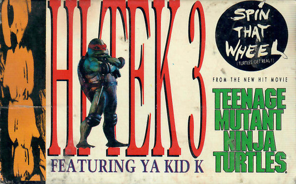 Hi Tek 3 Featuring Ya Kid K "Spin That Wheel" (Cassette Single)-Cassette Tapes-UnDigable Digs