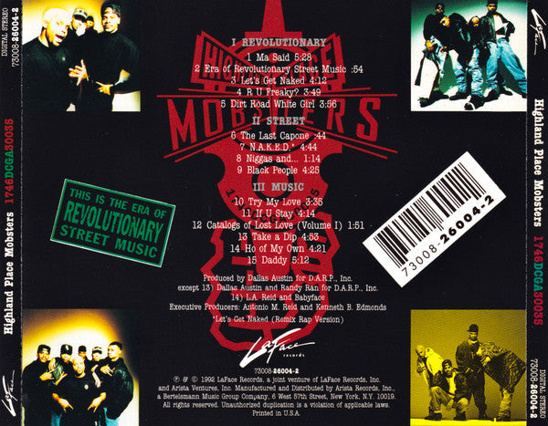 Highland Place Mobsters "1746DCGA30035" (CD)-CDs-UnDigable Digs