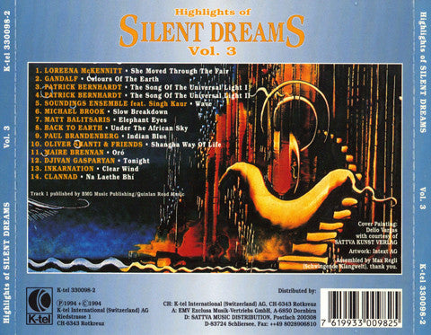 Highlights Of Silent Dreams Vol. 3 (CD)-CDs-UnDigable Digs