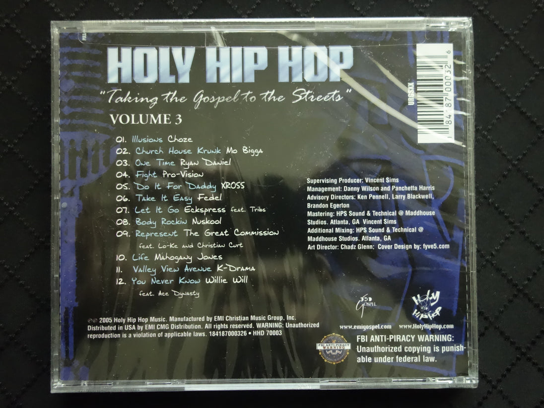 Holy Hip-Hop: Taking The Gospel To The Streets (Volume 3)" (CD)-CDs-UnDigable Digs