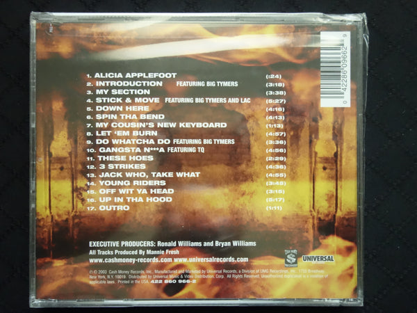 Hot Boys "Let 'Em Burn" (CD)-CDs-UnDigable Digs