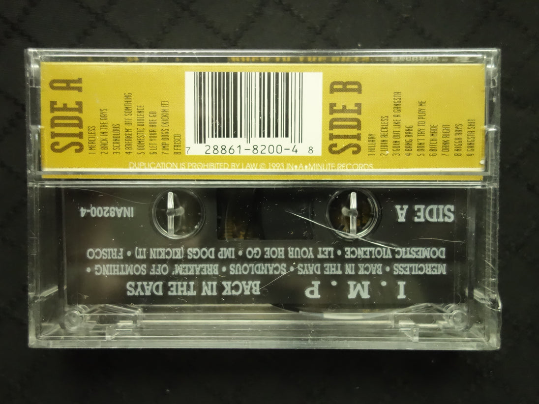 I.M.P. (Ill Mannered Posse) "Back In The Days"-Cassette Tapes-UnDigable Digs