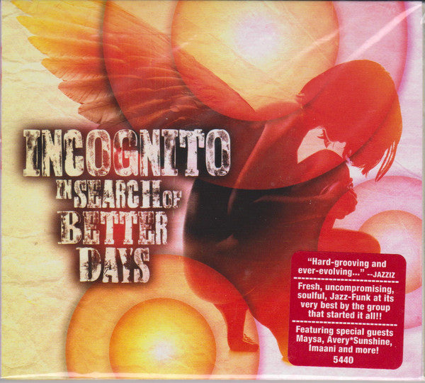 Incognito "In Search Of Better Days"(CD)-CDs-UnDigable Digs