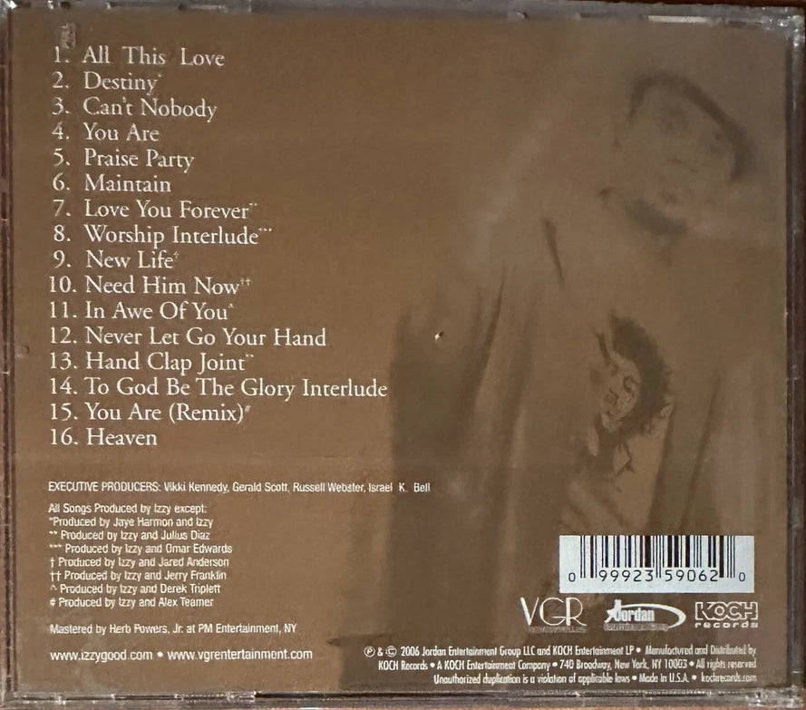 Izzy "In Awe Of You" (CD)-CDs-UnDigable Digs