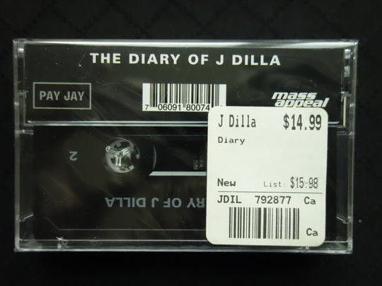J Dilla ‎"The Diary"-Cassette Tapes-UnDigable Digs