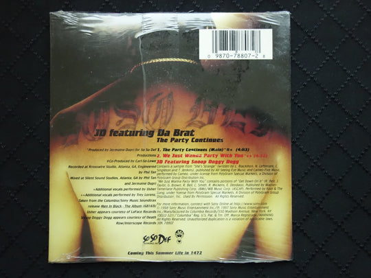 JD & Da Brat "The Party Continues" (CD Single)-CDs-UnDigable Digs