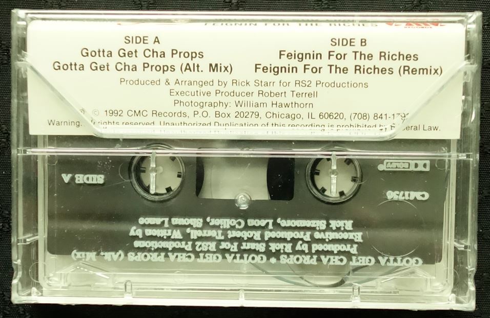 JG "Gotta Get Cha Props / Feignin For The Riches"-Cassette Tapes-UnDigable Digs