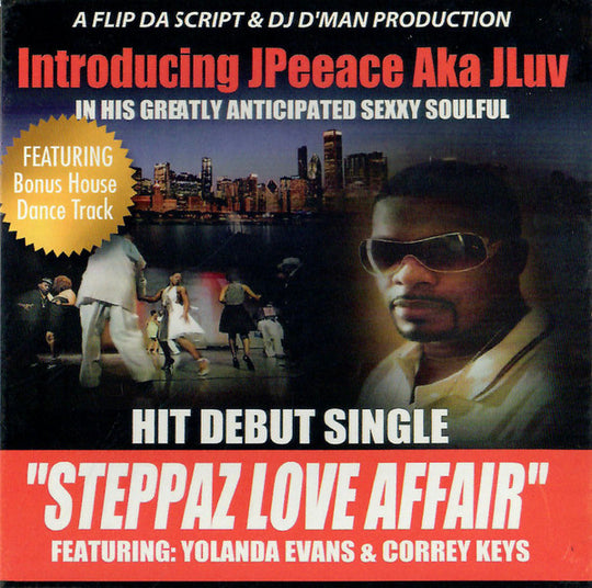 JPeeace Featuring Yolanda Evans & Correy Keys "Steppaz Love Affair" (CD Single)-CDs-UnDigable Digs