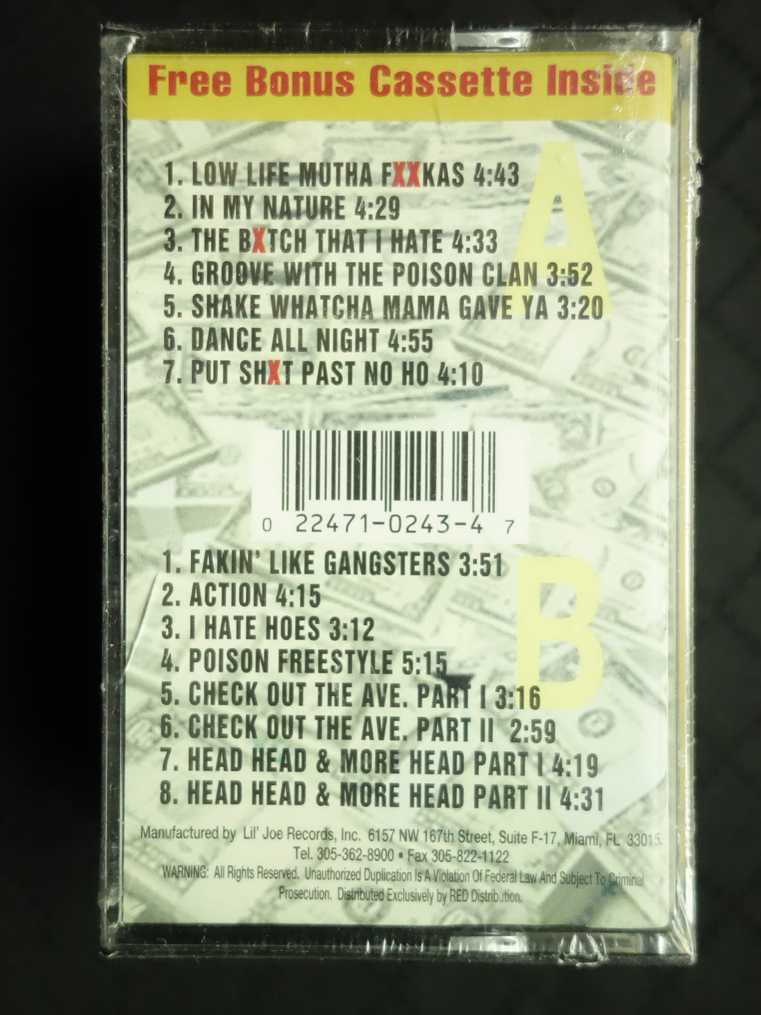 JT Money & The Poison Clan "The Best Of JT Money & The Poison Clan" (2xCassette)-Cassette Tapes-UnDigable Digs