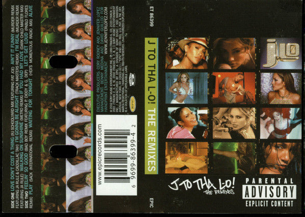 J.Lo "J To Tha L-O! (The Remixes)"-Cassette Tapes-UnDigable Digs