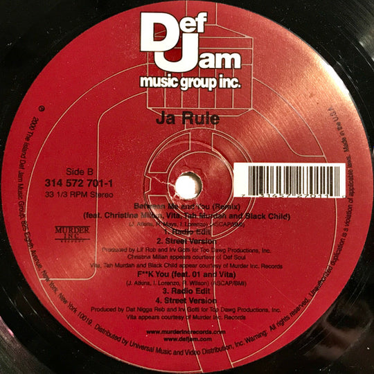 Ja Rule "6 Feet Underground" (12" Single)-Vinyl Records-UnDigable Digs