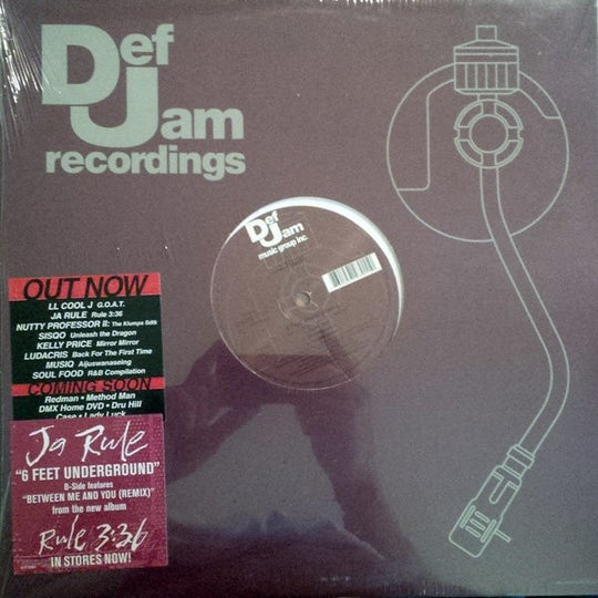 Ja Rule "6 Feet Underground" (12" Single)-Vinyl Records-UnDigable Digs