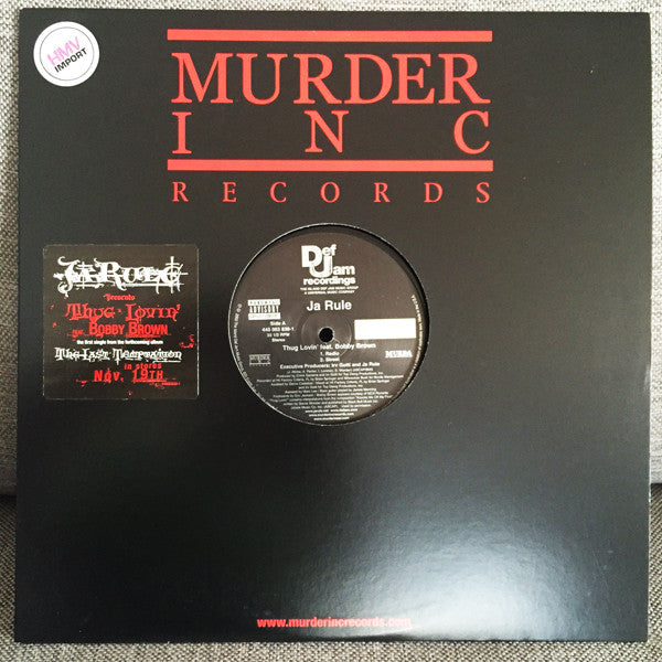 Ja Rule f; Bobby Brown "Thug Lovin'" (12" Single)-Vinyl Records-UnDigable Digs