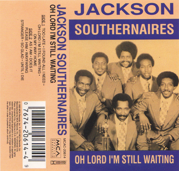 Jackson Southernaires "Oh Lord I'm Still Waiting"-Cassette Tapes-UnDigable Digs