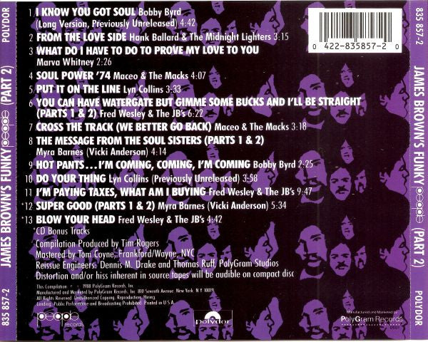 James Brown's Funky People (Part 2) (CD)-CDs-UnDigable Digs