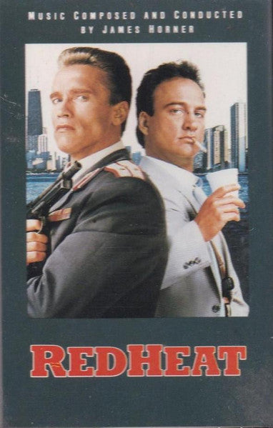 James Horner "Red Heat (Original Motion Picture Soundtrack)"-Cassette Tapes-UnDigable Digs