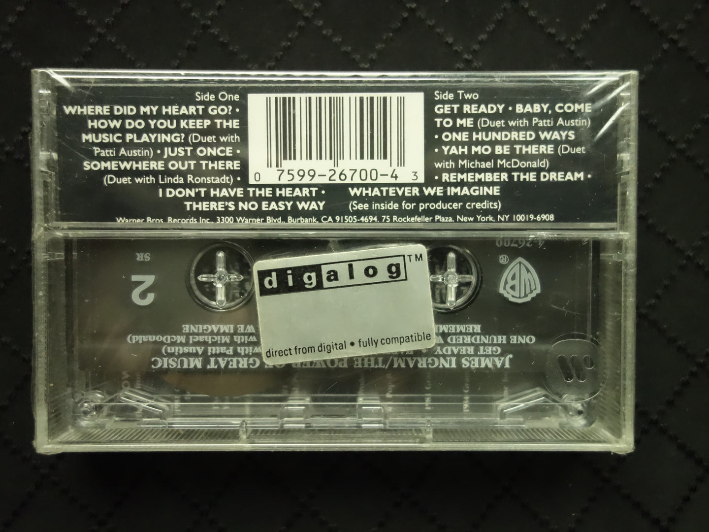 James Ingram "Greatest Hits / The Power Of Great Music"-Cassette Tapes-UnDigable Digs