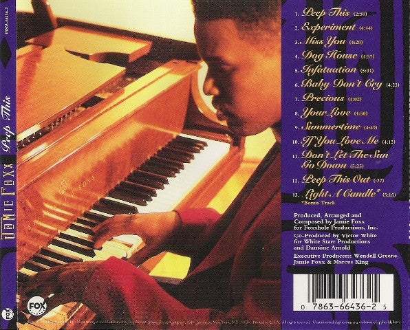 Jamie Foxx "Peep This" (CD)-CDs-UnDigable Digs