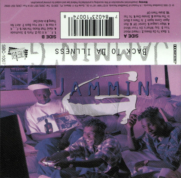 Jammin' G "Back To Da Illness"-Cassette Tapes-UnDigable Digs