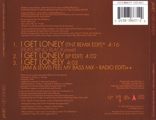 Janet "I Get Lonely" (CD Single)-CDs-UnDigable Digs