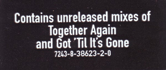 Janet "Together Again" (CD Single)-CDs-UnDigable Digs
