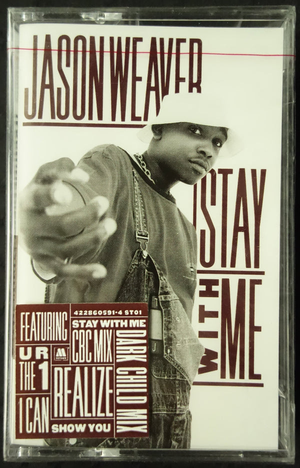 Jason Weaver "Stay With Me" (Maxi-Single)-Cassette Tapes-UnDigable Digs