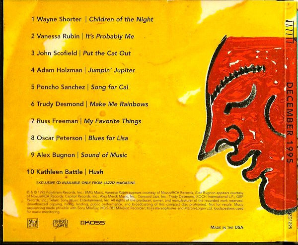 Jazziz On Disc (December 1995) (CD)-CDs-UnDigable Digs