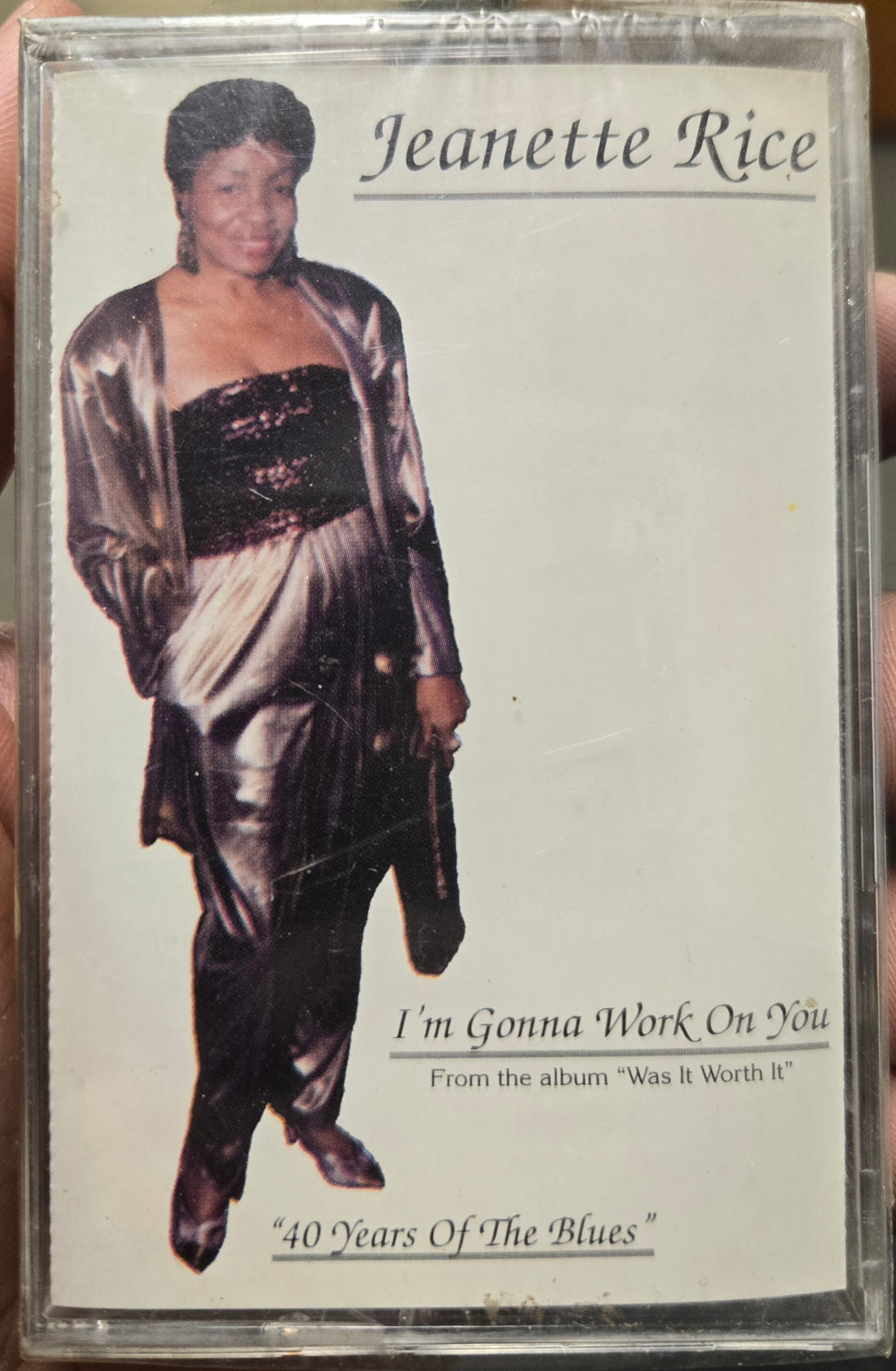 Jeanette Rice "I'm Gonna Work On You" (Single)-Cassette Tapes-UnDigable Digs