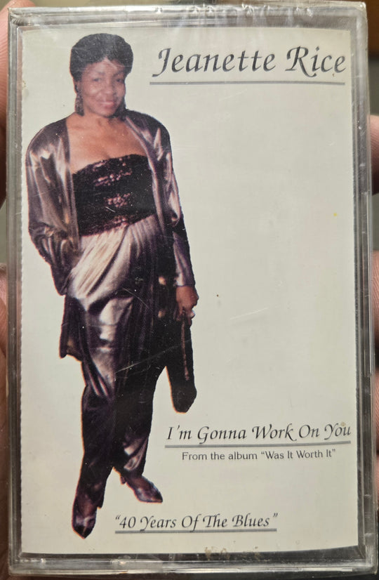 Jeanette Rice "I'm Gonna Work On You" (Single)-Cassette Tapes-UnDigable Digs