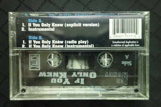 Jed Money "If You Only Knew" (Maxi-Single)-Cassette Tapes-UnDigable Digs