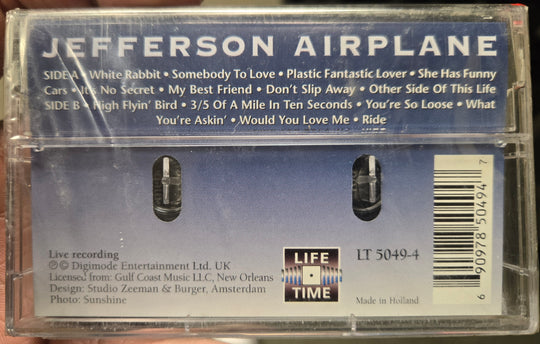 Jefferson Airplane "Somebody To Love"-Cassette Tapes-UnDigable Digs