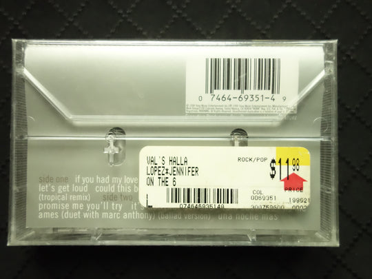 Jennifer Lopez "On The 6"-Cassette Tapes-UnDigable Digs