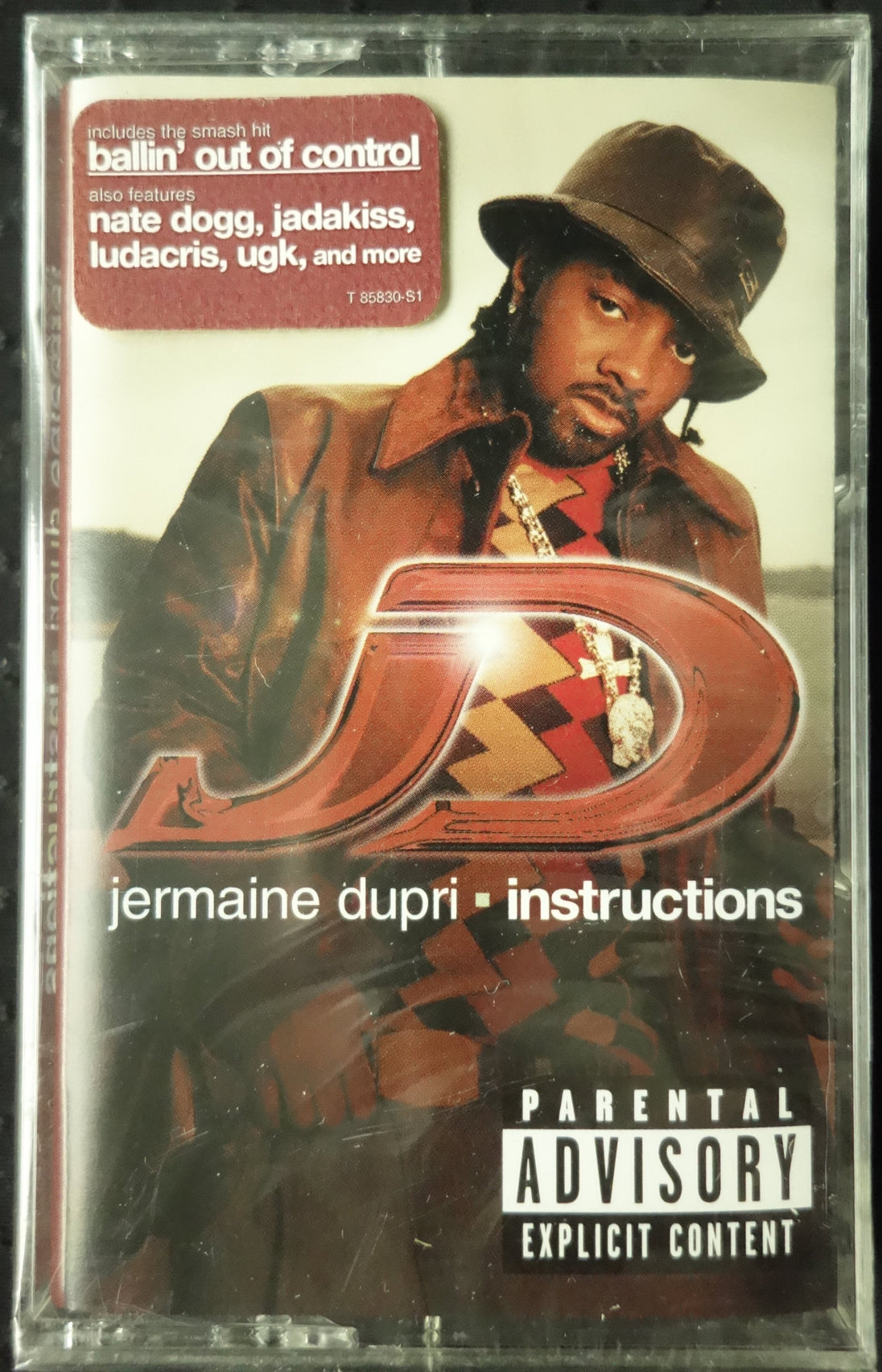 Jermaine Dupri ‎"Instructions"-Cassette Tapes-UnDigable Digs