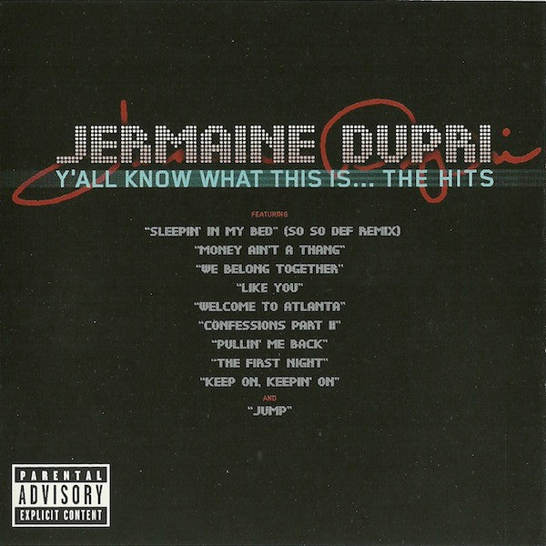 Jermaine Dupri "Y'all Know What This Is... The Hits" (CD)-CDs-UnDigable Digs